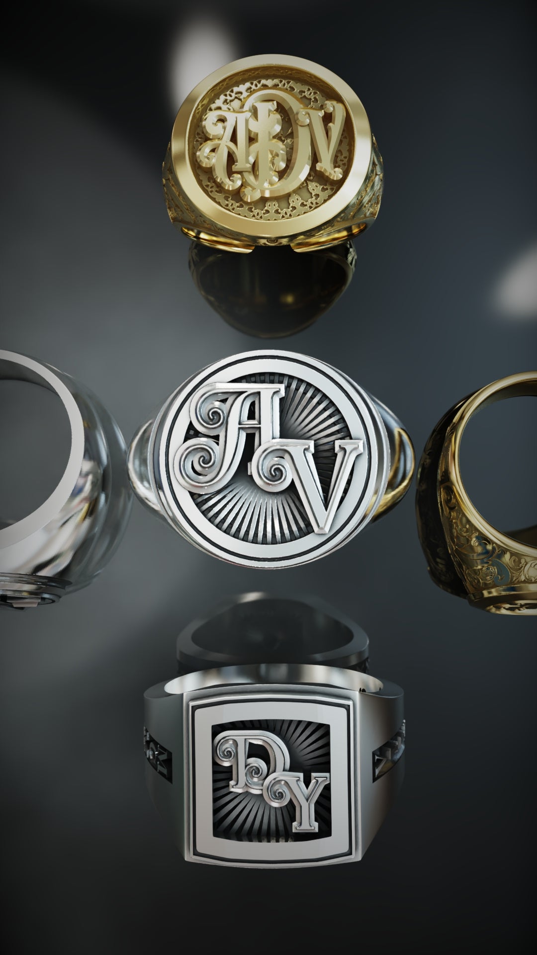 Custom Rings Girati
