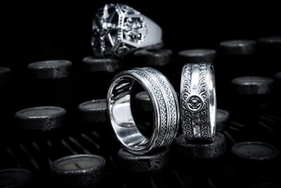 Corda - Girati Silver Rings for Men