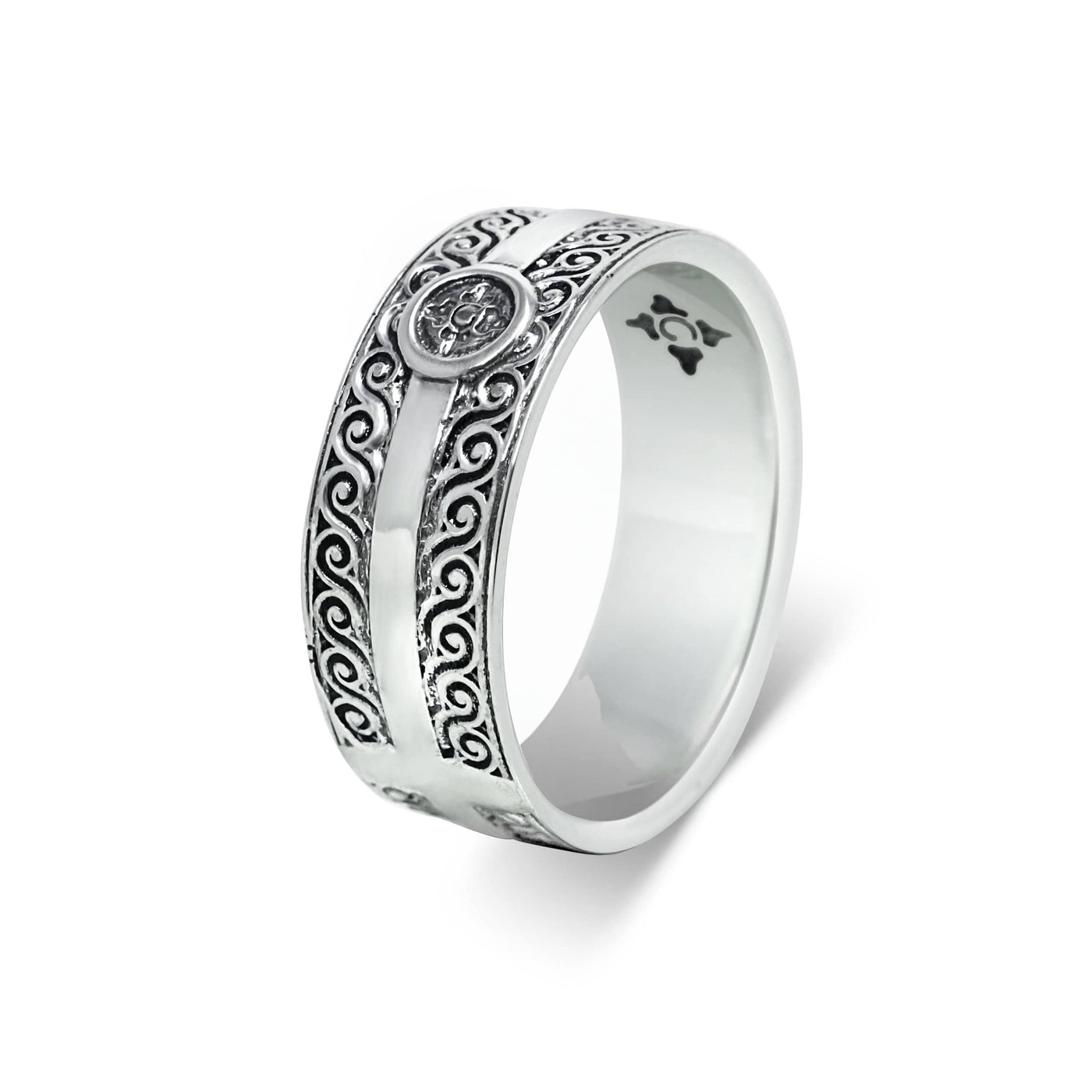 Arricciati - Girati Silver Rings for Men