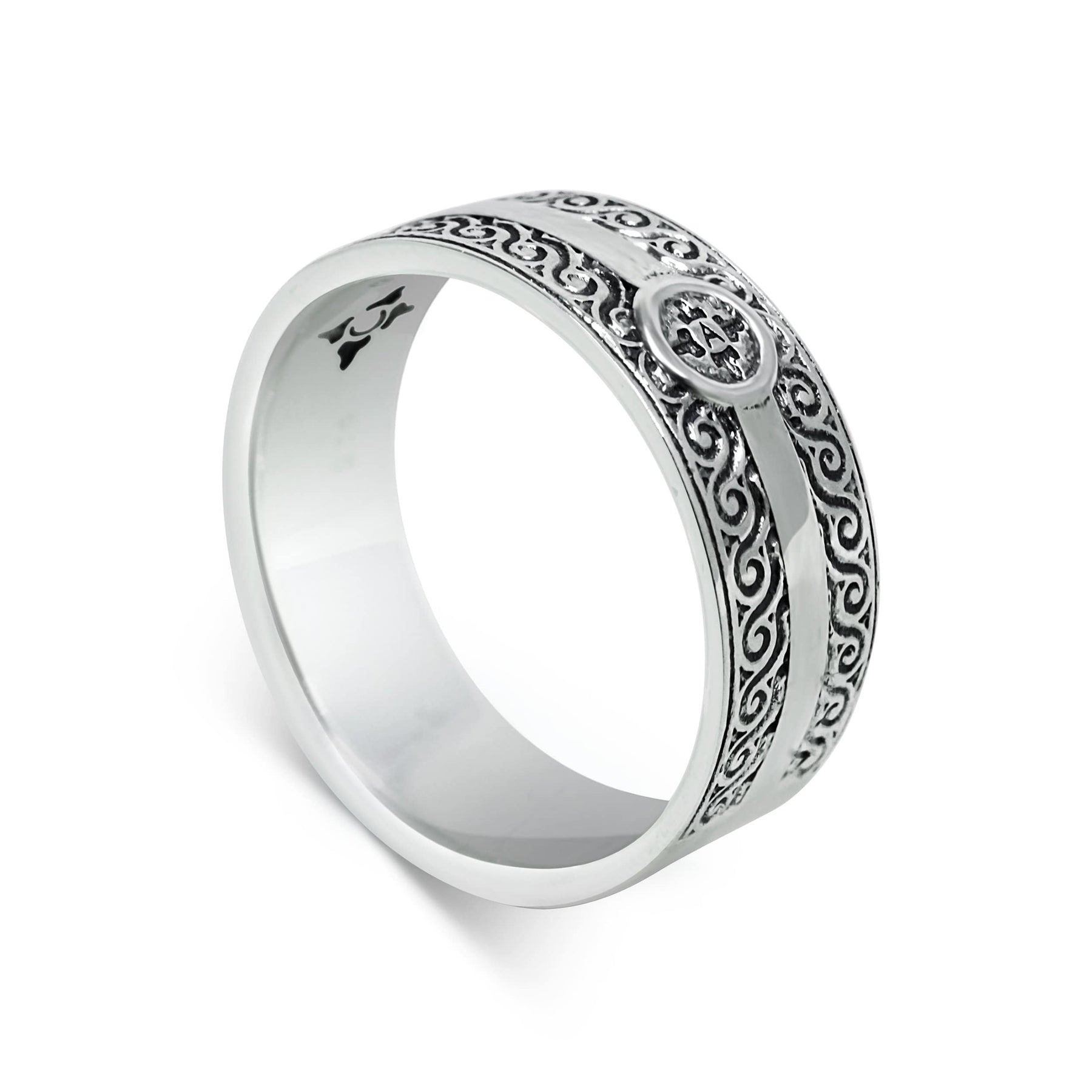 Arricciati | Oxidised Sterling Silver Ring – Girati