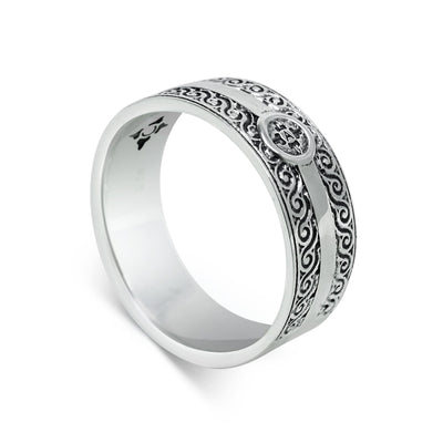 Arricciati - Girati Silver Rings for Men
