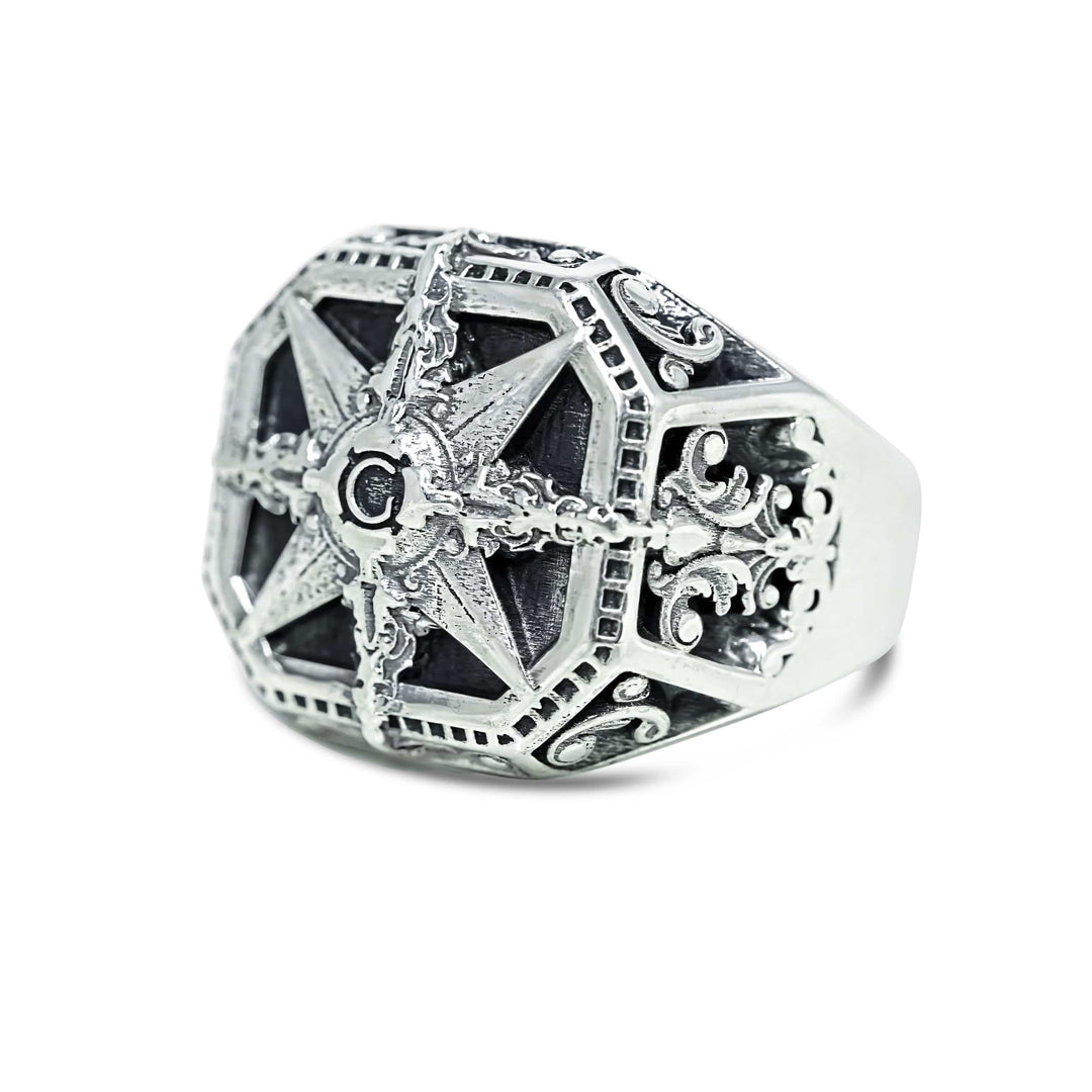 Bussola - Girati Silver Rings for Men