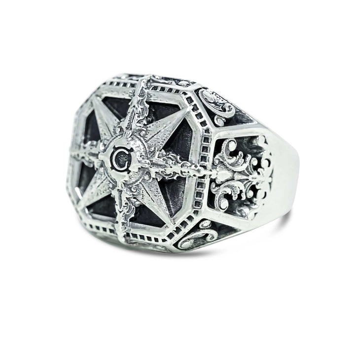 Bussola - Girati Silver Rings for Men