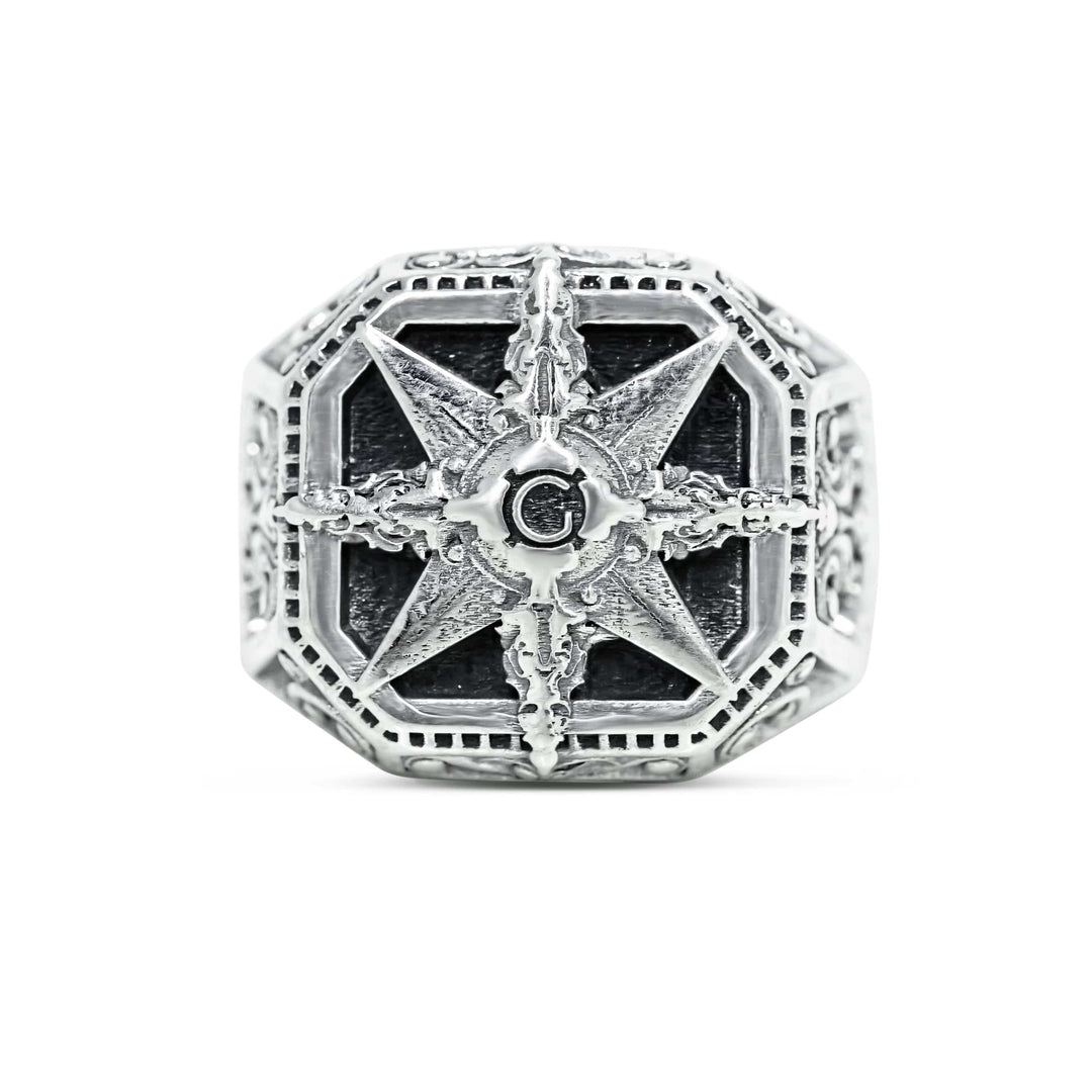 Bussola - Girati Silver Rings for Men