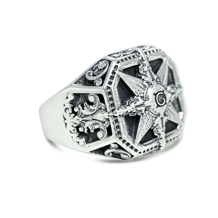 Bussola - Girati Silver Rings for Men