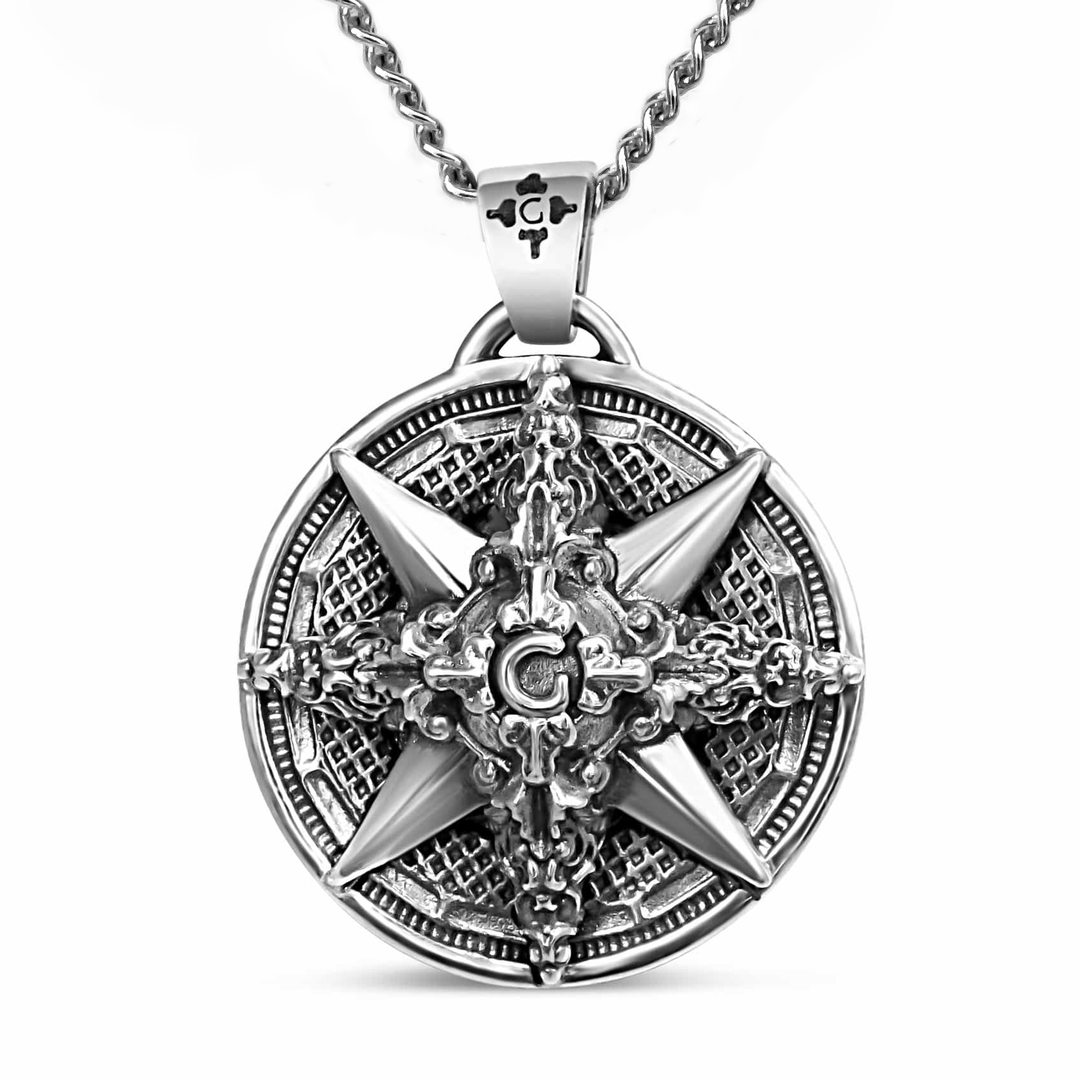 Bussola - Necklace - Girati Silver Rings for Men