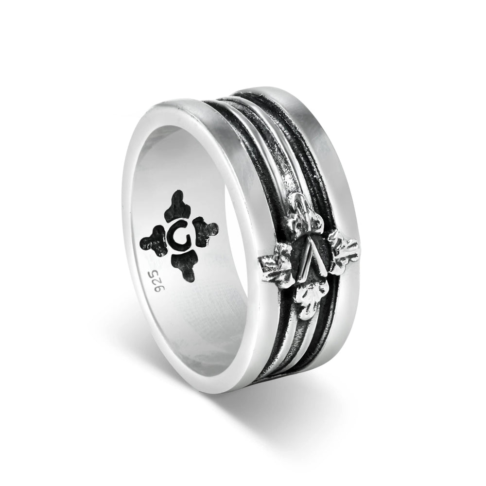Colonna - Girati Silver Rings for Men