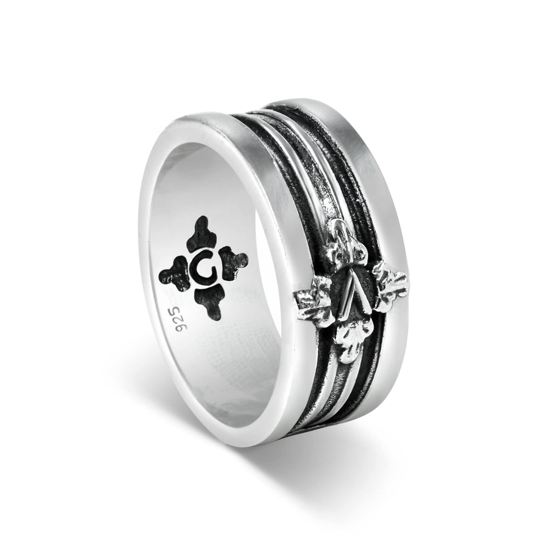 Colonna - Girati Silver Rings for Men