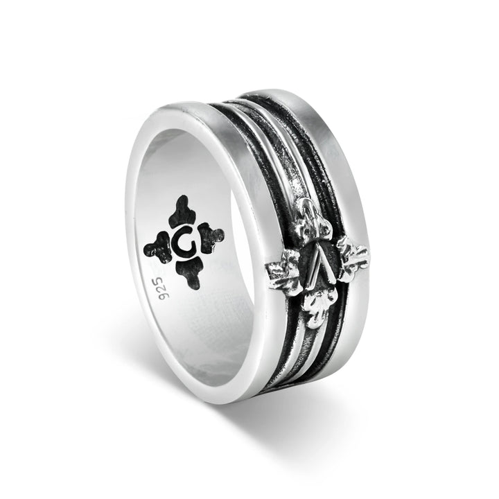 Colonna - Girati Silver Rings for Men