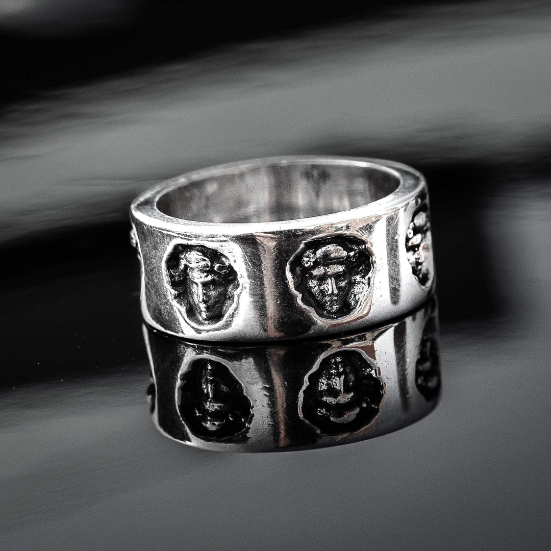 Michelangelo | Oxidised Sterling Silver Ring – Girati