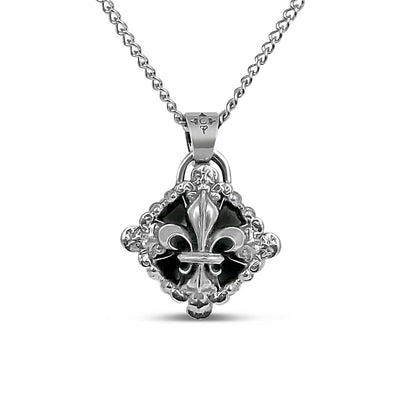 Fleur de Lis - Necklace - Girati Silver Rings for Men