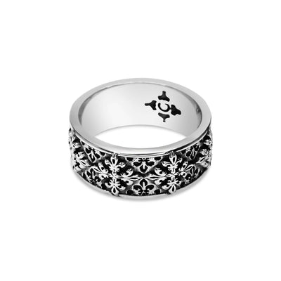 Ornato - Girati Silver Rings for Men