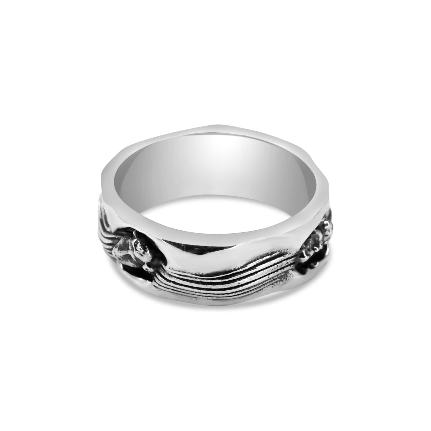 Onda - Girati Silver Rings for Men