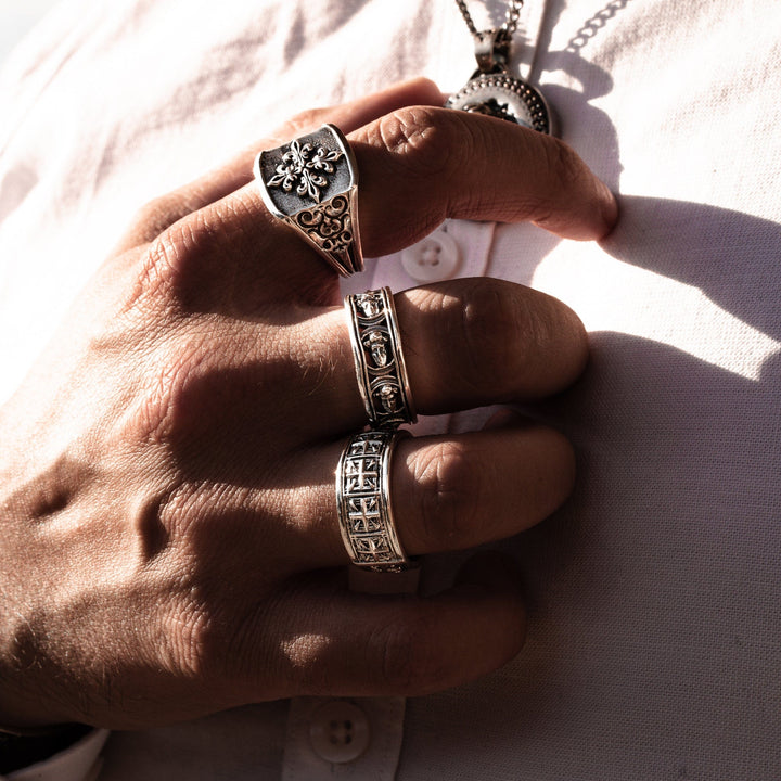 Lodovico - Girati Silver Rings for Men
