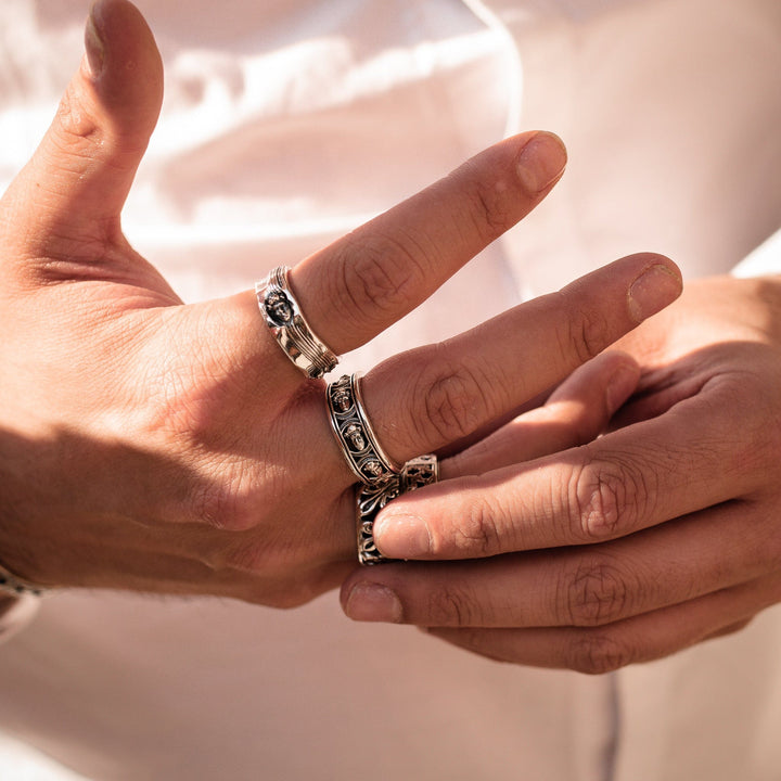 Lodovico - Girati Silver Rings for Men
