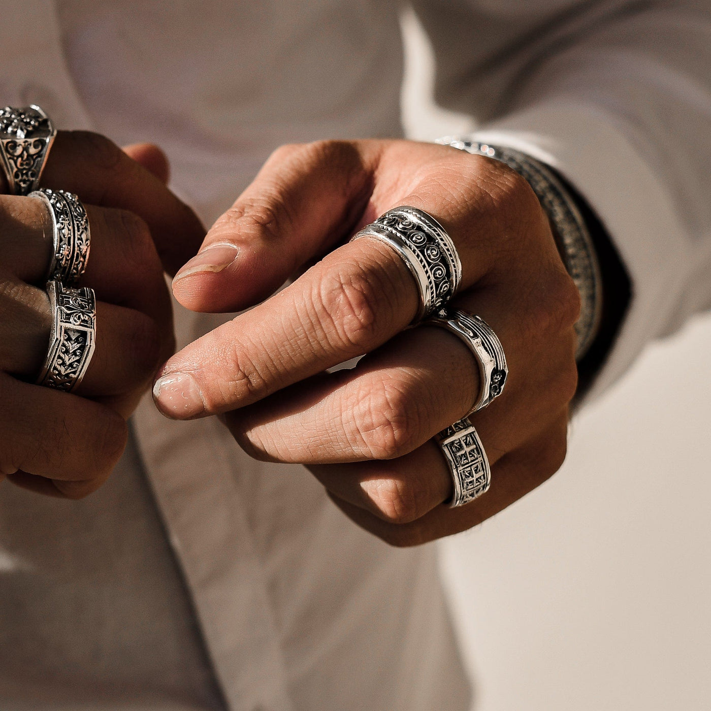 Spiralo - Girati Silver Rings for Men