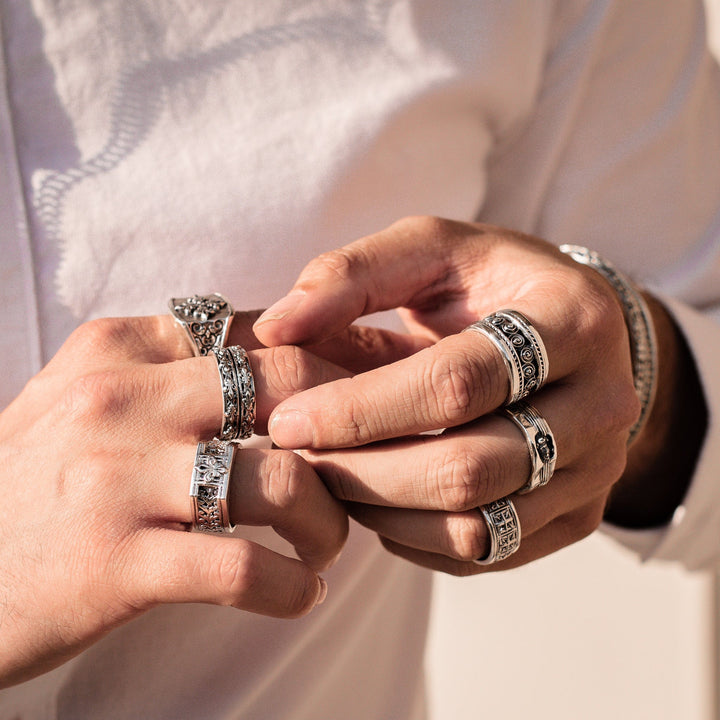 Araldico - Girati Silver Rings for Men