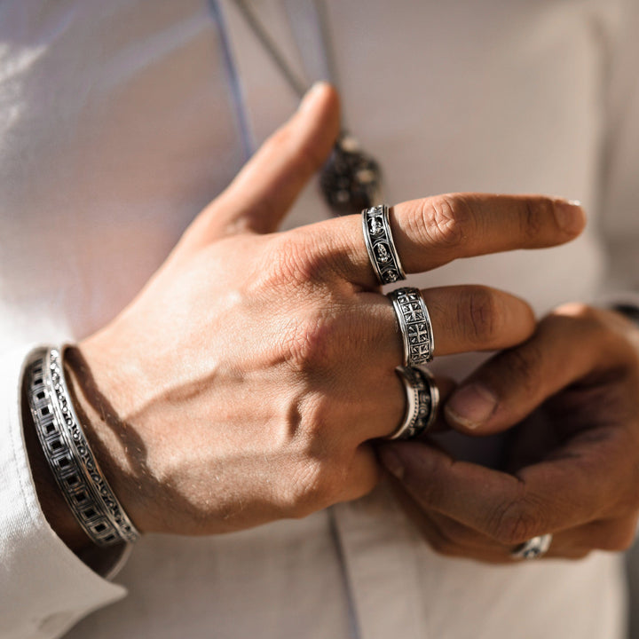 Lodovico - Girati Silver Rings for Men