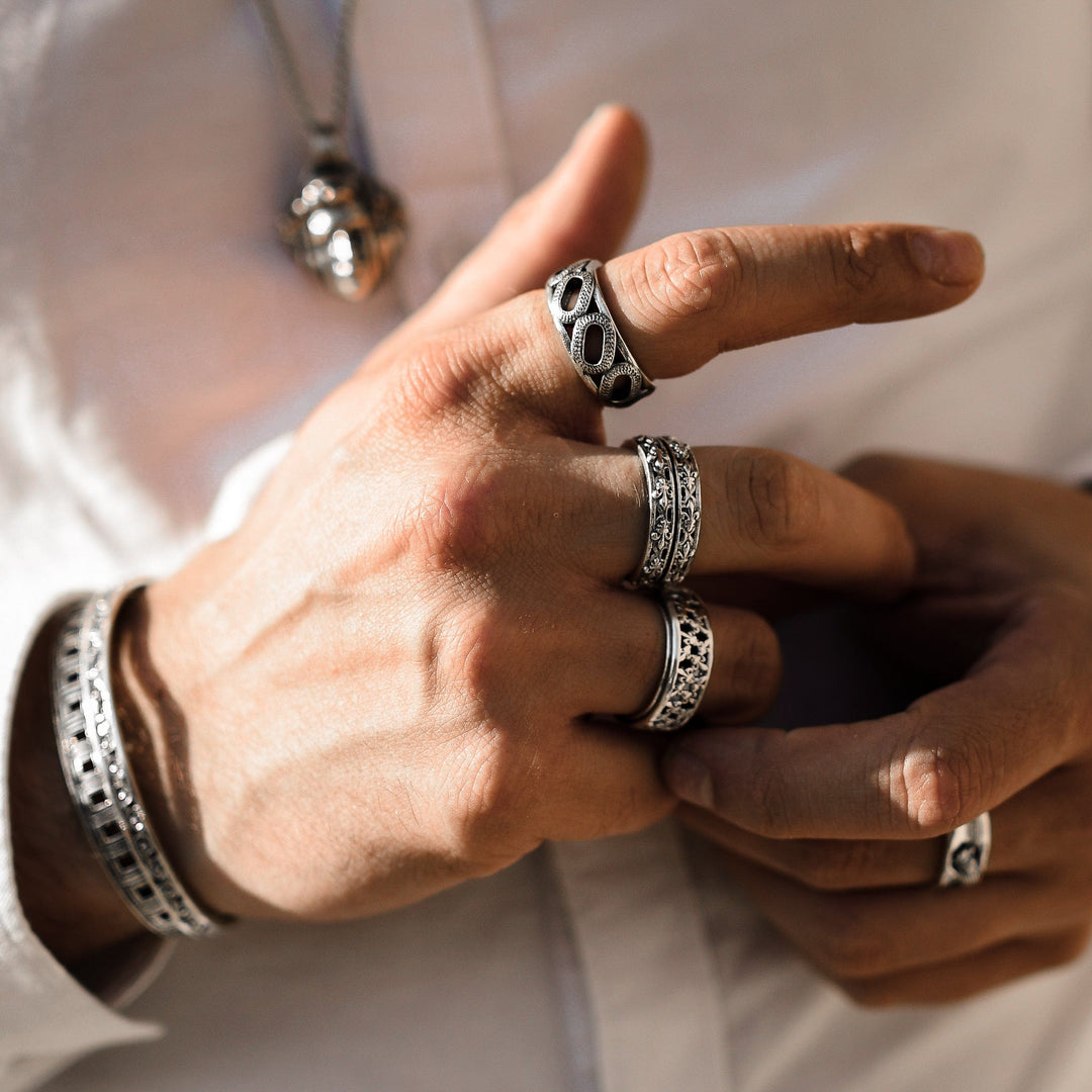 Corso - Girati Silver Rings for Men