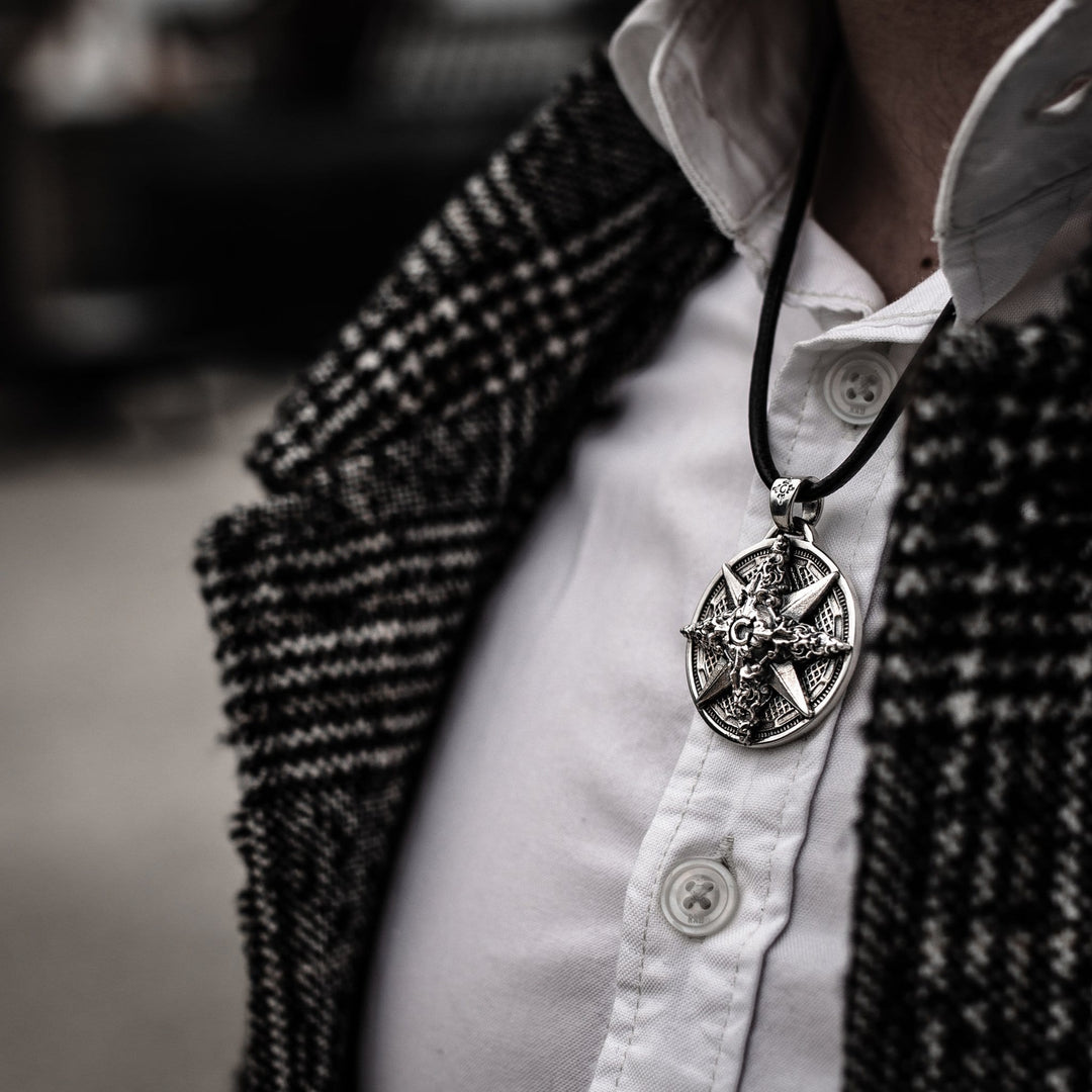 Bussola - Necklace - Girati Silver Rings for Men
