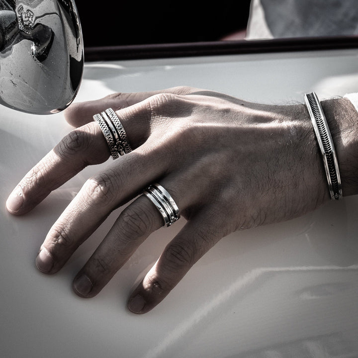 Ceriscia - Bracelet - Girati Silver Rings for Men