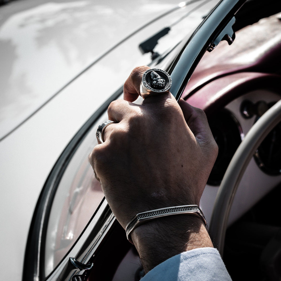 Ceriscia - Bracelet - Girati Silver Rings for Men