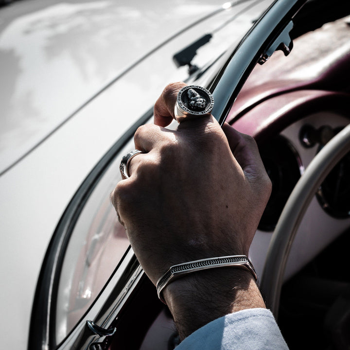Ceriscia - Bracelet - Girati Silver Rings for Men