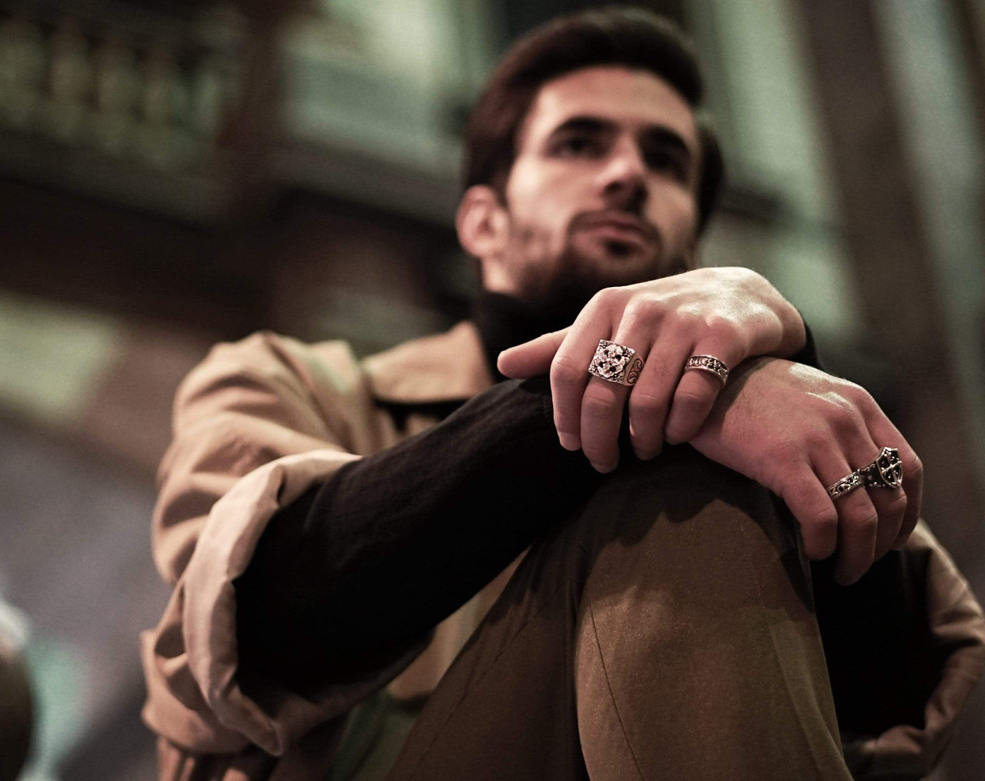 Fiorello - Girati Silver Rings for Men