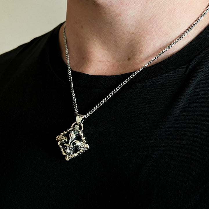 Fleur de Lis - Necklace - Girati Silver Rings for Men