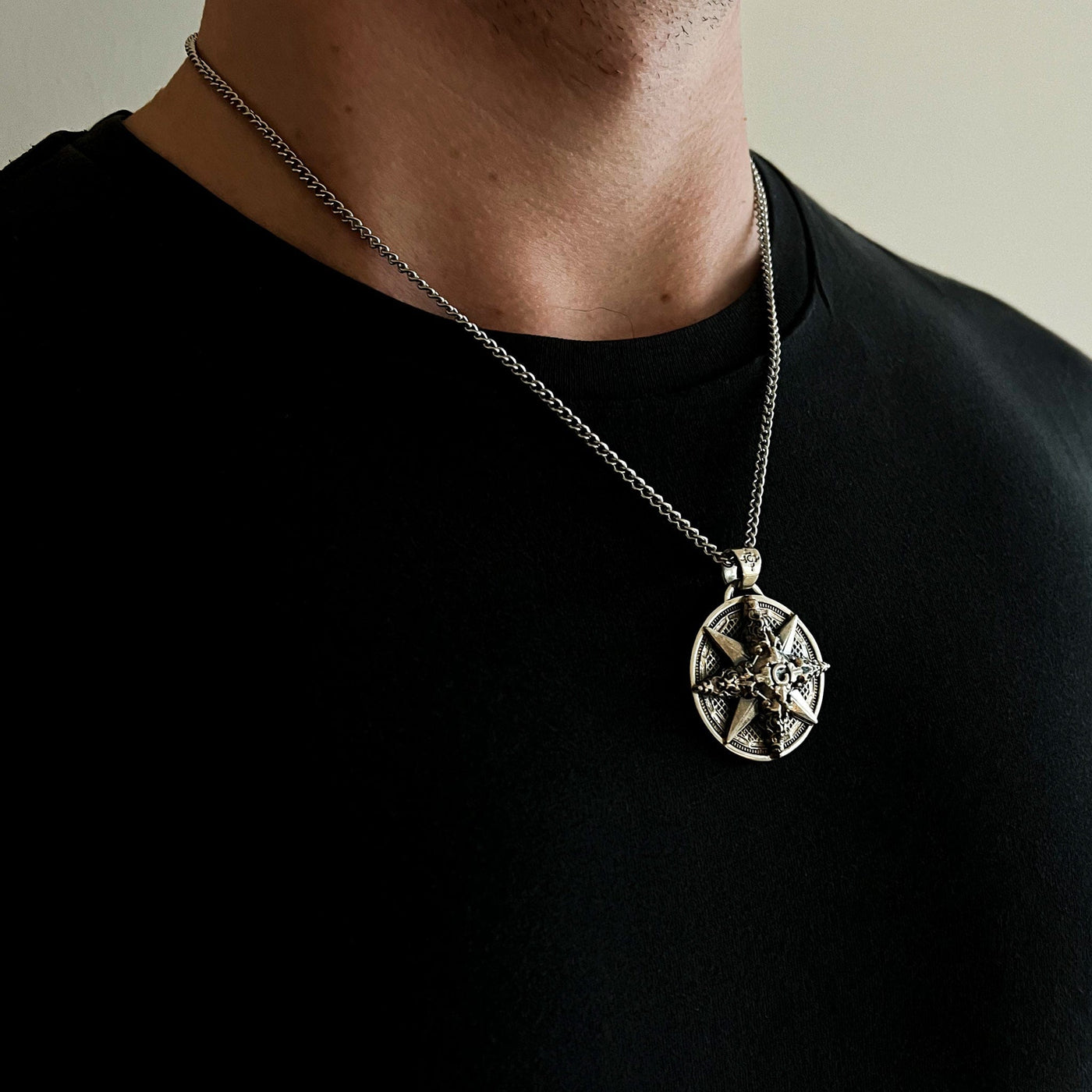 Bussola - Necklace - Girati Silver Rings for Men