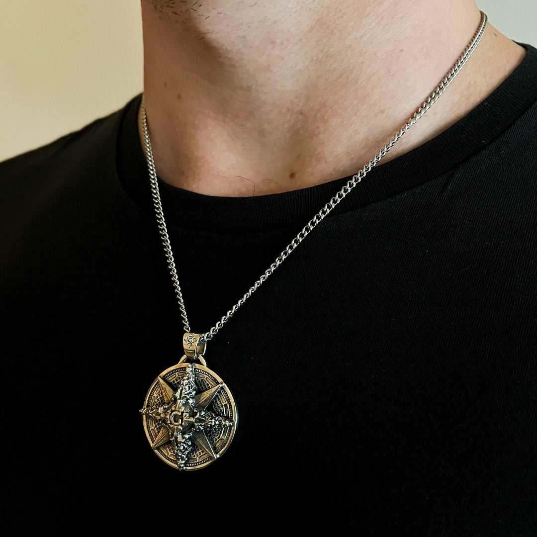 Bussola - Necklace - Girati Silver Rings for Men