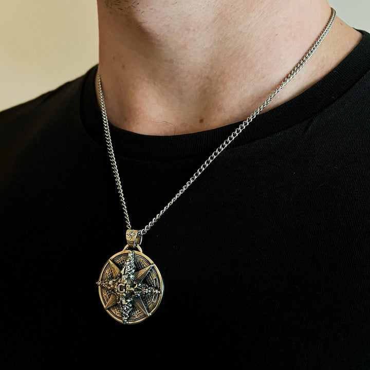 Bussola - Necklace - Girati Silver Rings for Men