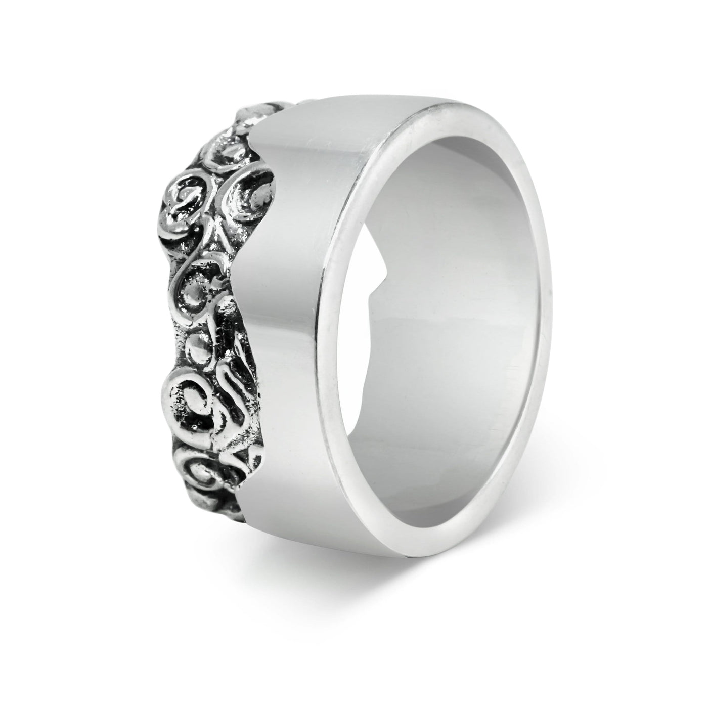 Livello - Girati Silver Rings for Men