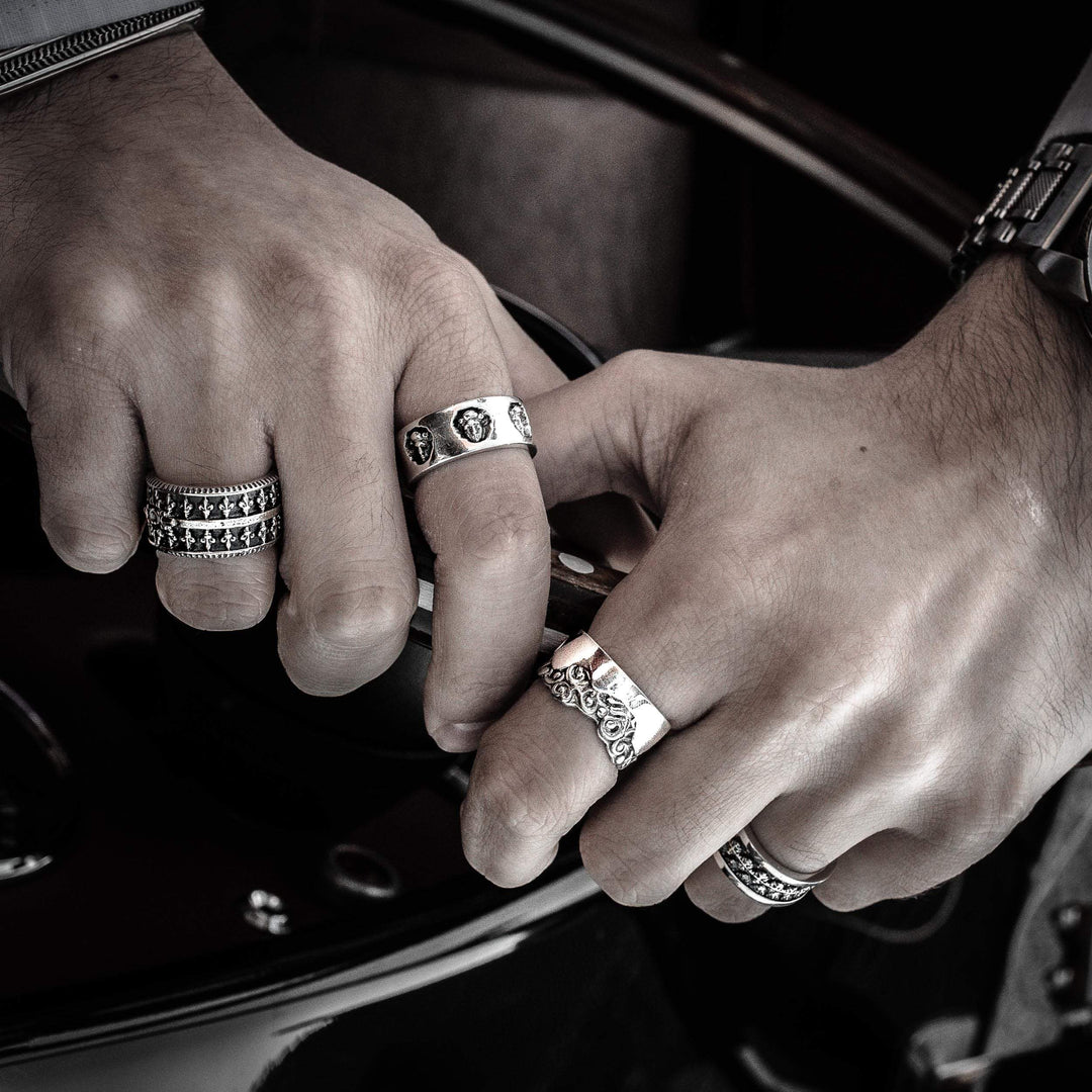 Michelangelo - Girati Silver Rings for Men