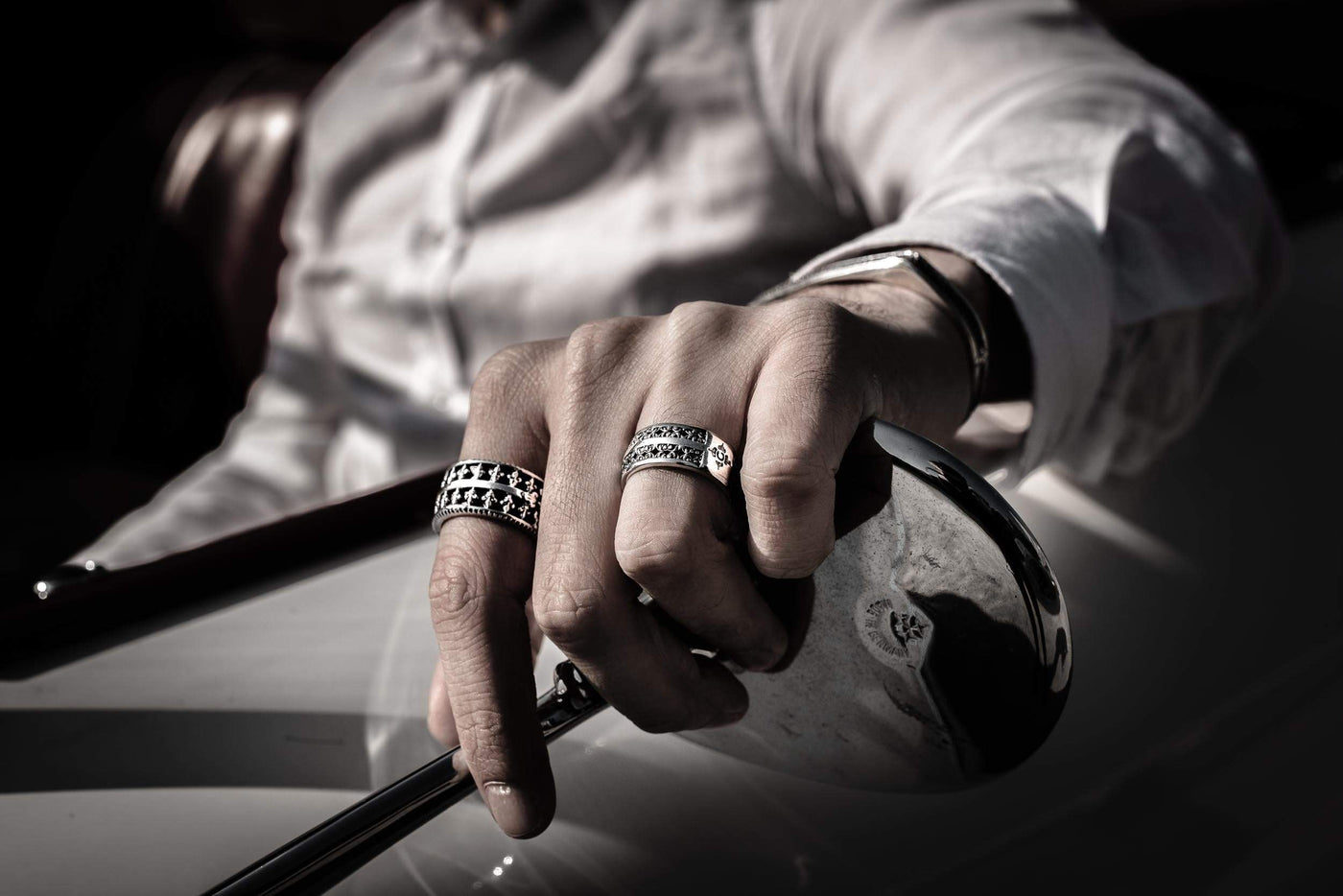 ornamentale - Girati Silver Rings for Men