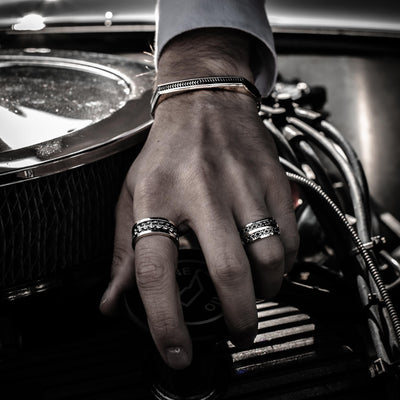 ornamentale - Girati Silver Rings for Men