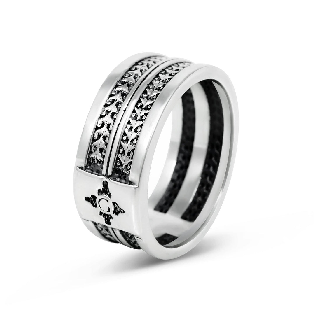 Rectoverso - Girati Silver Rings for Men