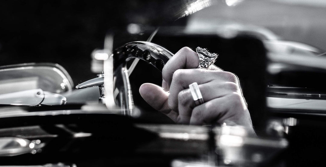 Divisione - Girati Silver Rings for Men