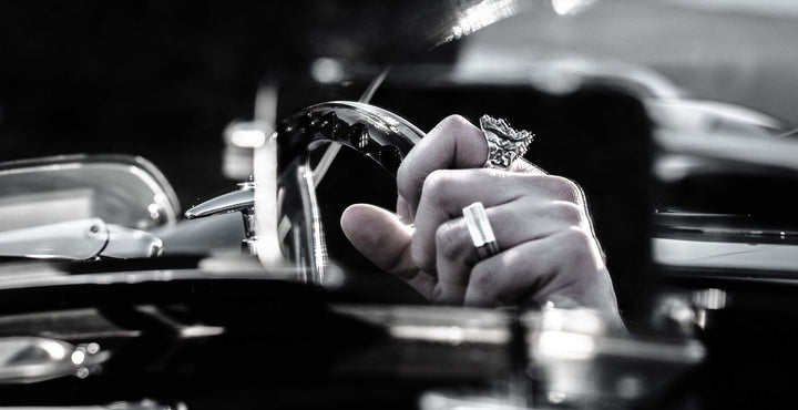 Divisione - Girati Silver Rings for Men