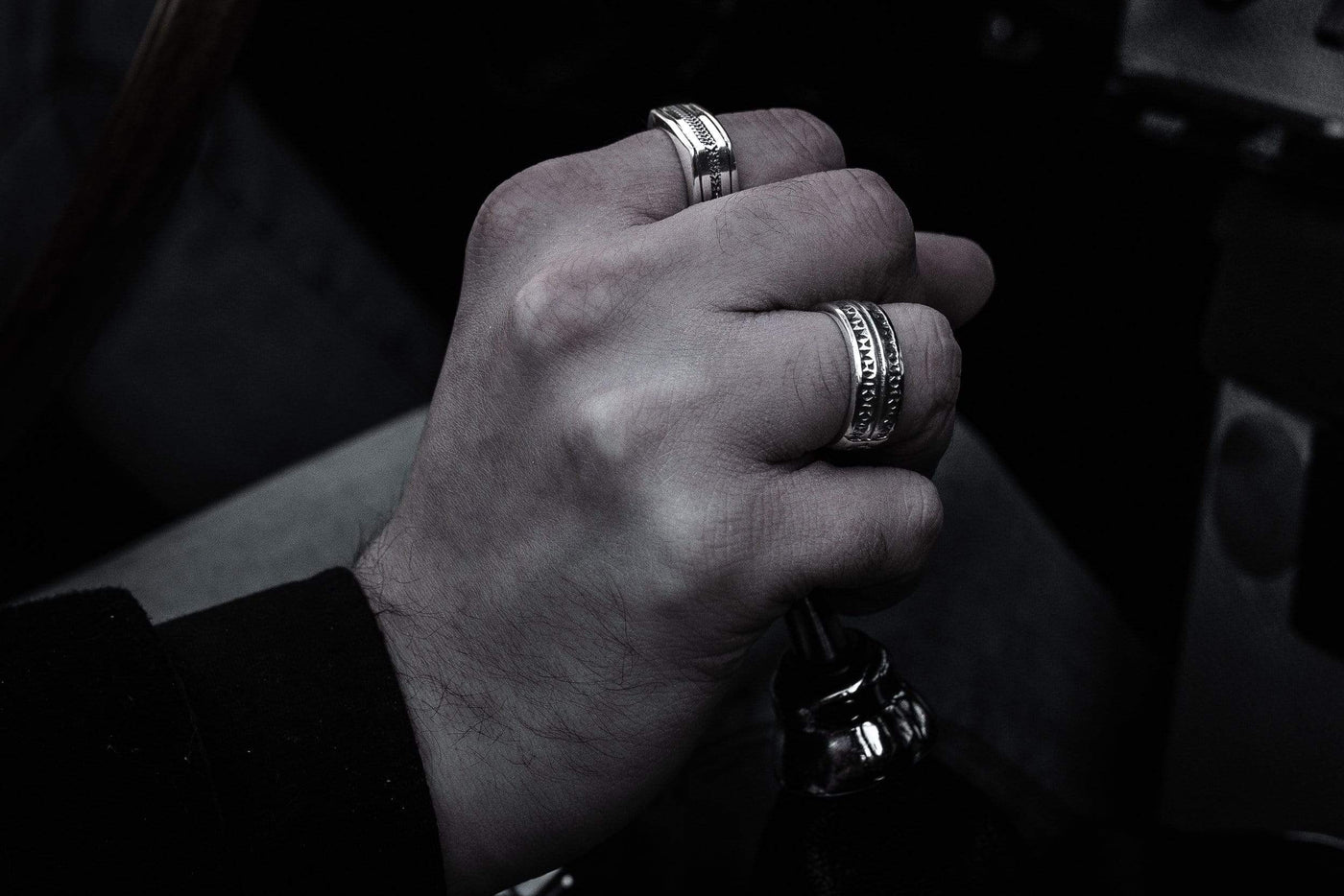 Sfacetatto - Girati Silver Rings for Men