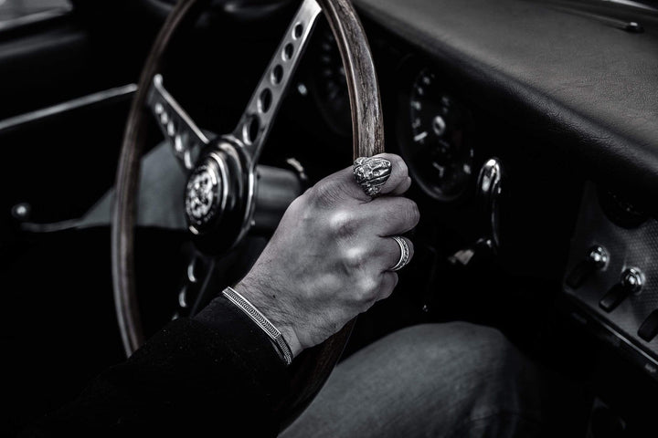 Divisione - Girati Silver Rings for Men