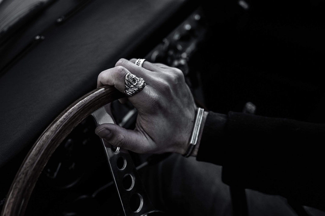 Divisione - Girati Silver Rings for Men