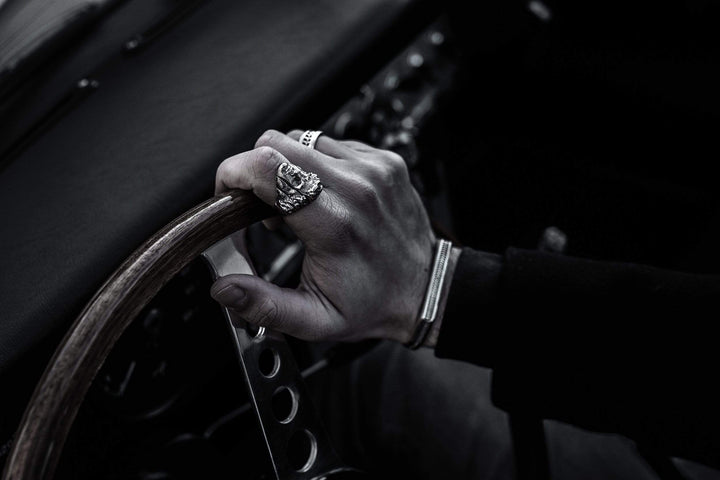 Divisione - Girati Silver Rings for Men