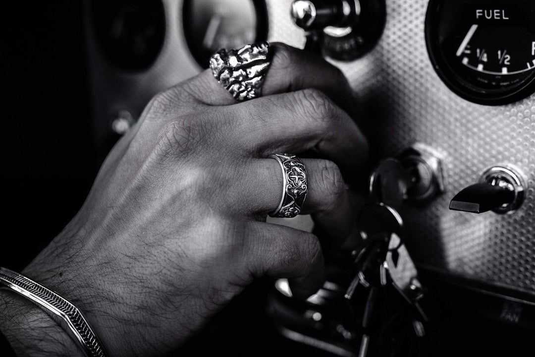Due Famiglie - Girati Silver Rings for Men
