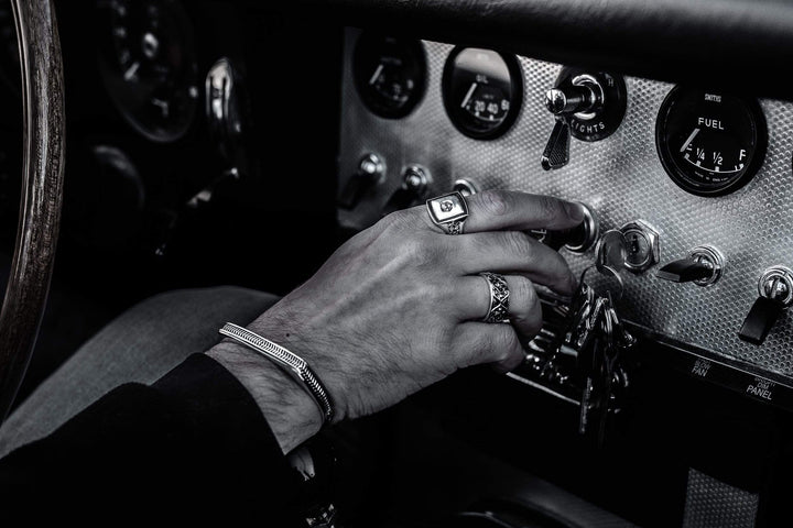Due Famiglie - Girati Silver Rings for Men