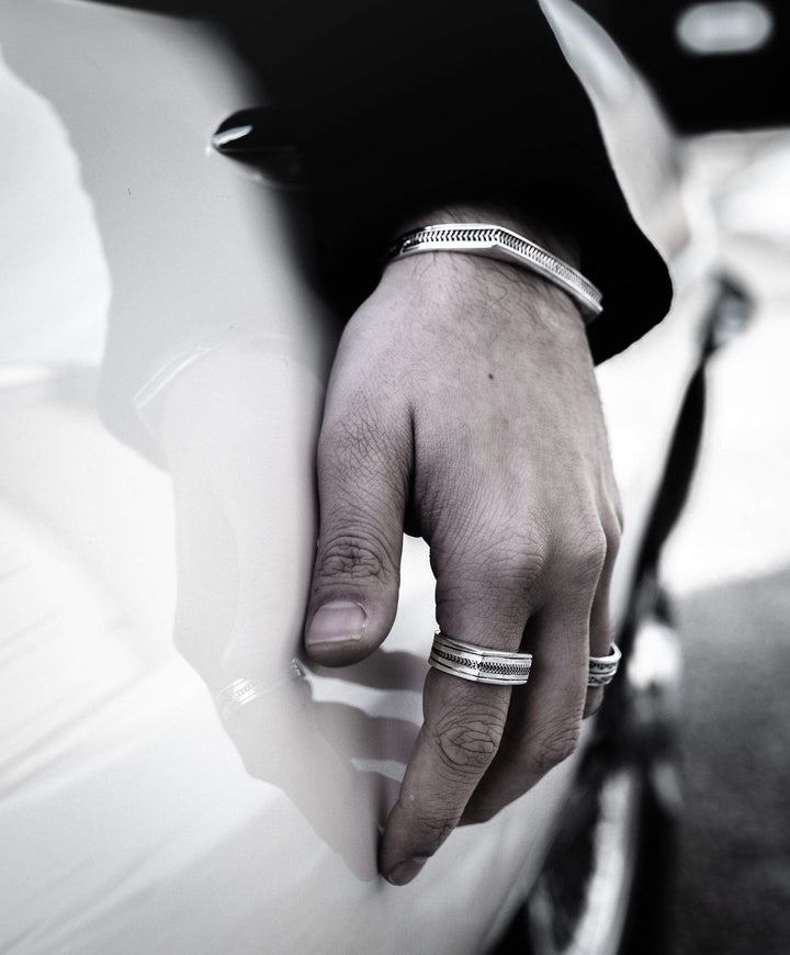 Cerniera - Girati Silver Rings for Men