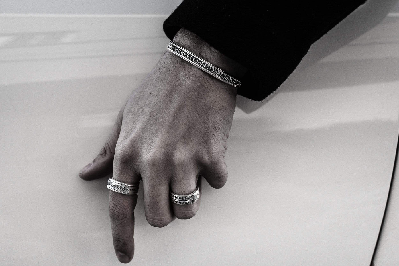 Cerniera - Girati Silver Rings for Men