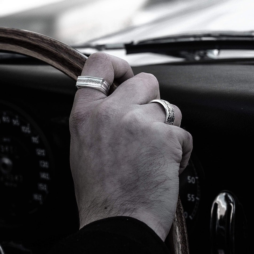 Cerniera - Girati Silver Rings for Men