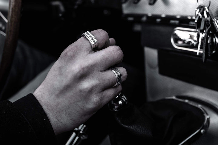 Cerniera - Girati Silver Rings for Men