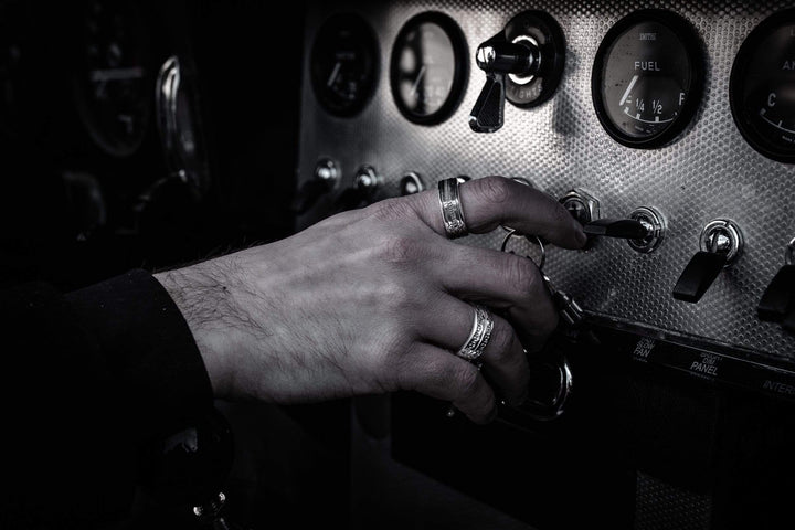 Cerniera - Girati Silver Rings for Men